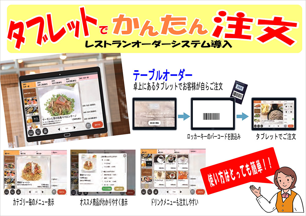 オーダーシステム賞かい画像